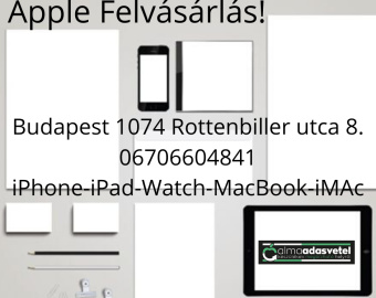 Apple felvásárlás! Megveszünk minden Apple készüléket!