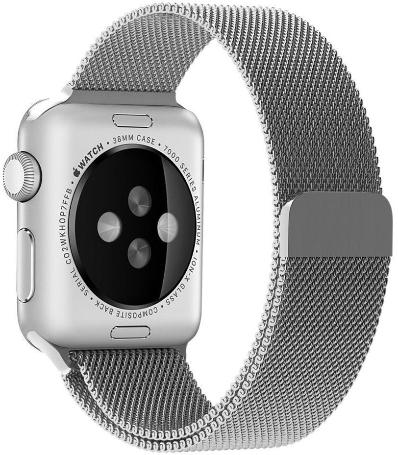 Apple Watch milánói szíj 42-44mm ezüst