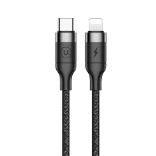 Usams Type-C Lightning Iphone Kábel 1.2M 30W U31 Fekete, Fehér